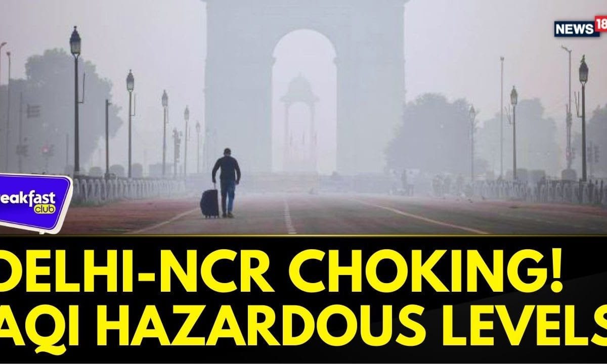 You are currently viewing Delhi-NCR’s Air Quality AQI Hits Hazardous Levels