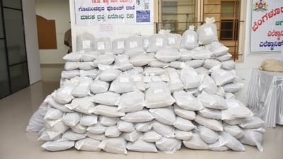 Read more about the article Bengaluru Police Seize 318 Kgs of Ganja Worth ₹3.2 Crore in Massive Drug Bust