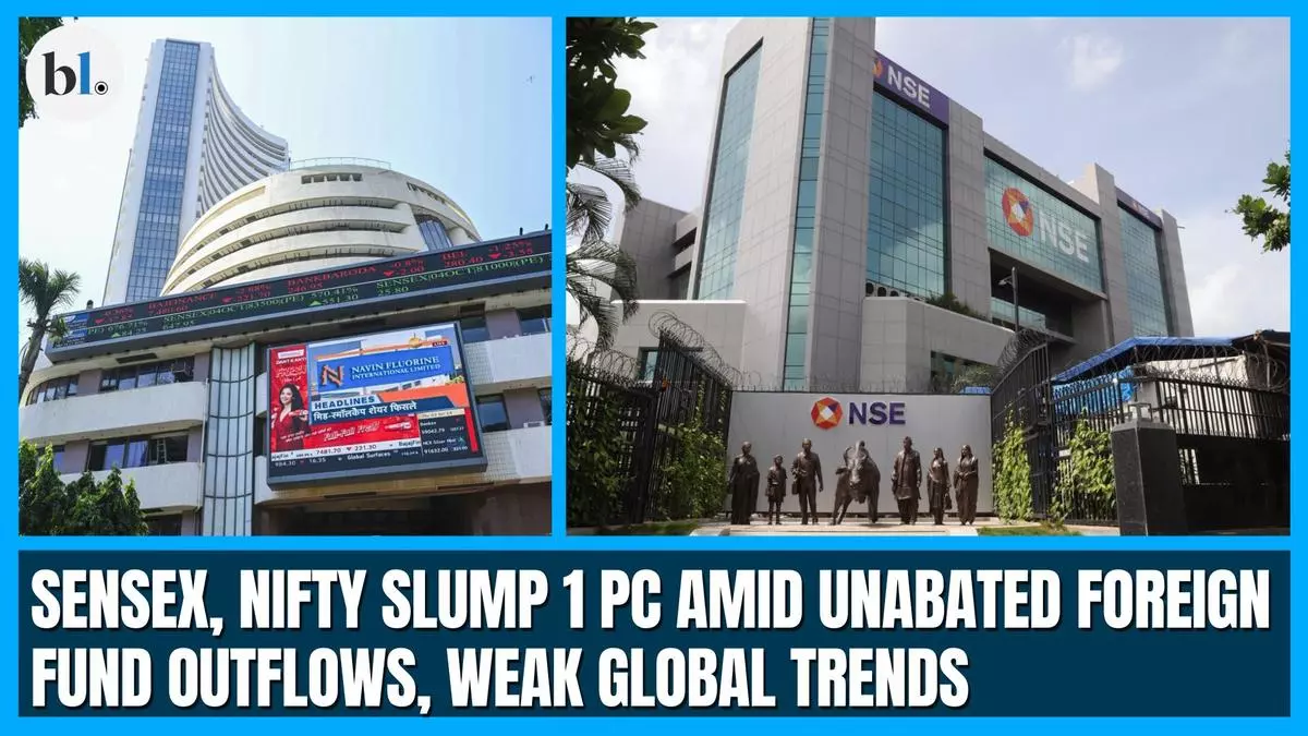 Read more about the article Market Bloodbath: Sensex, Nifty Lose 1% as Global Weakness Strikes